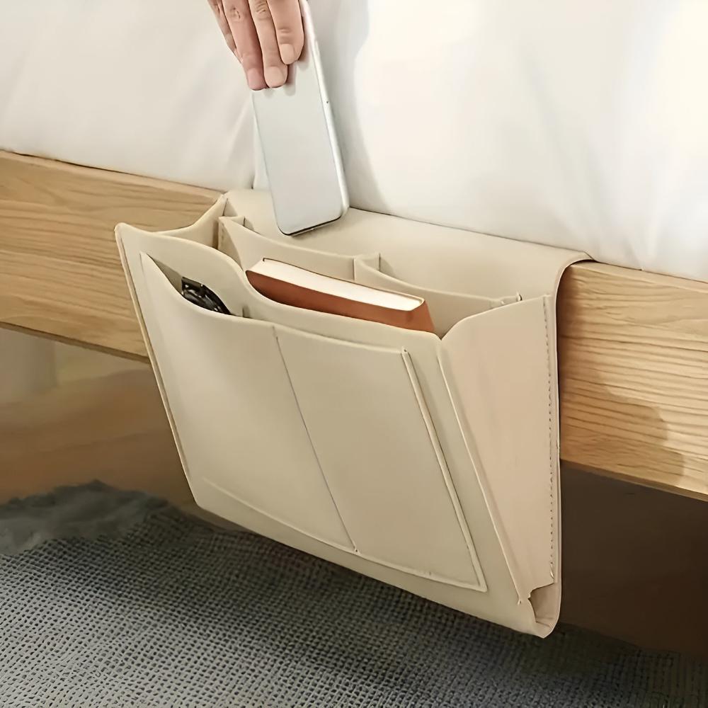 All-in-One Nachttisch-Organizer Grau – Ordnung Für Ihr Schlafzimmer 6