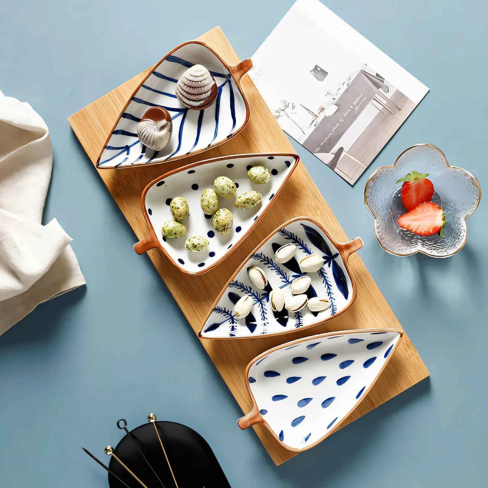 ArborLeaf Nordic Servierteller-Set – Elegante Teller für Stilvolle Anlässe 1