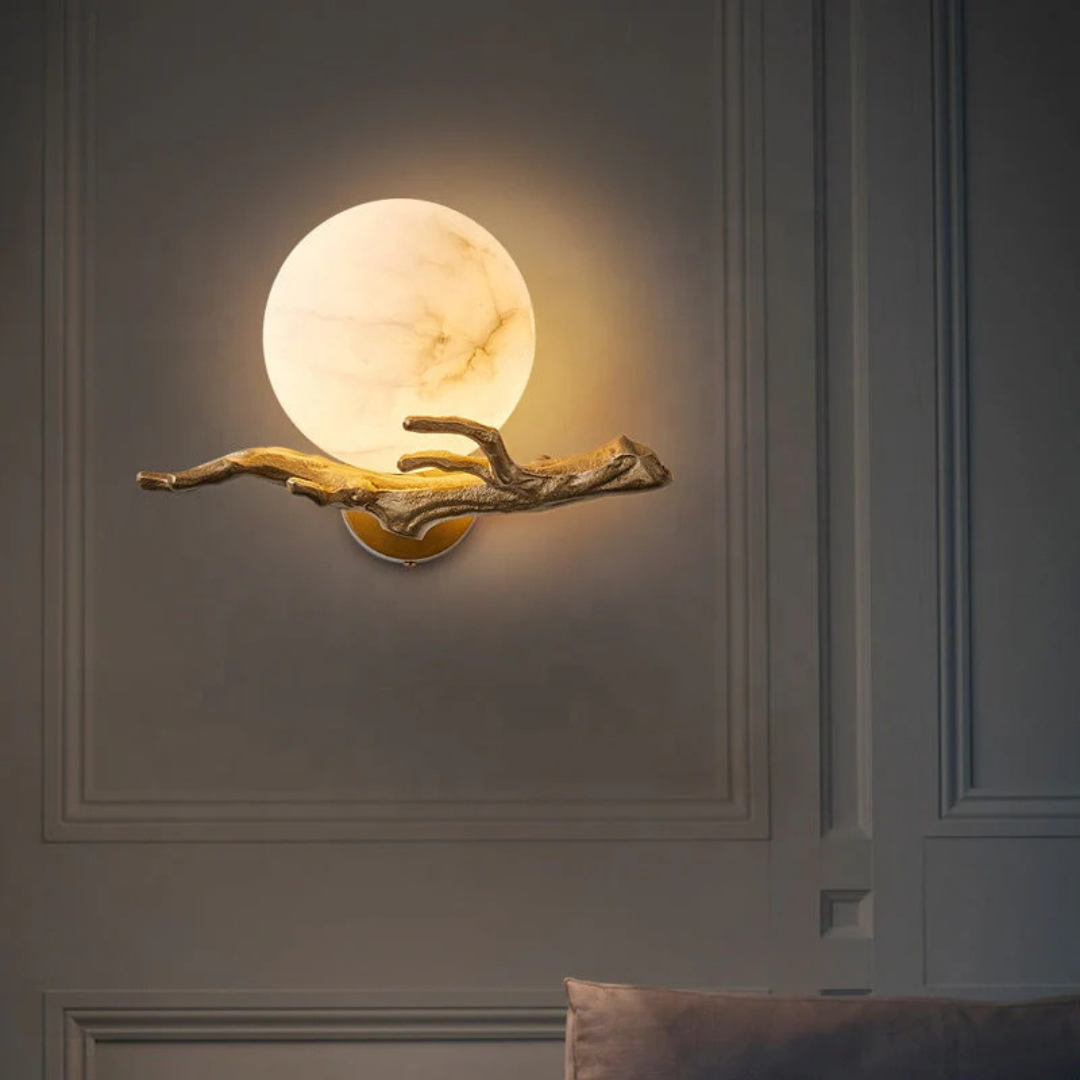 Ares Wandlampe – Luxuriöse Marmor Beleuchtung für Elegantes Ambiente 0