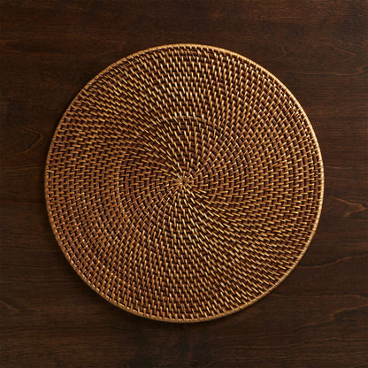 Artesia Rundes Rattan Tischset – Handgefertigte Eleganz Für Stilvolle Anlässe 0