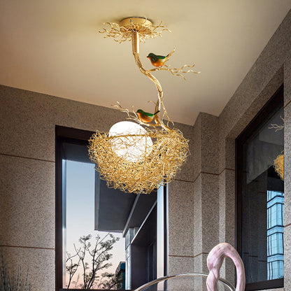 **Artistry Milchweißer Glaskugel-Kronleuchter** – Elegante Lichtakzente für Ihr Zuhause 2