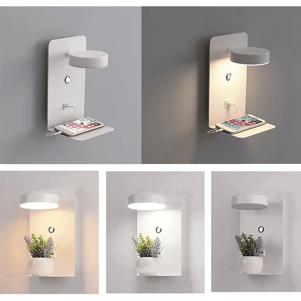 AuraLoom Nachttischlampe Minimalistisch – Sanfte Beleuchtung Für Entspannung 4