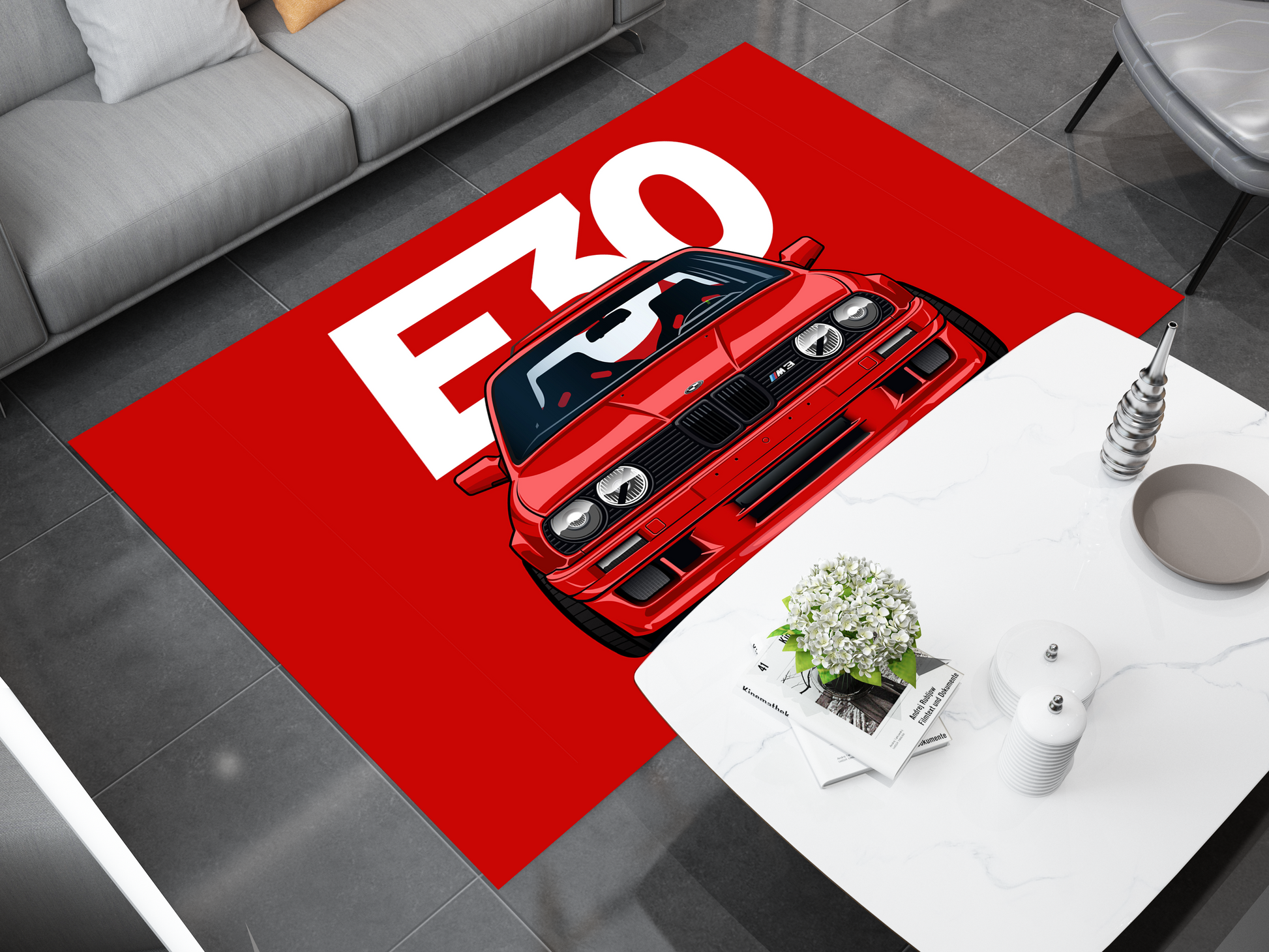 BMW E30 Autoteppich – Sportlicher Flair Für Motorsport-Enthusiasten 3