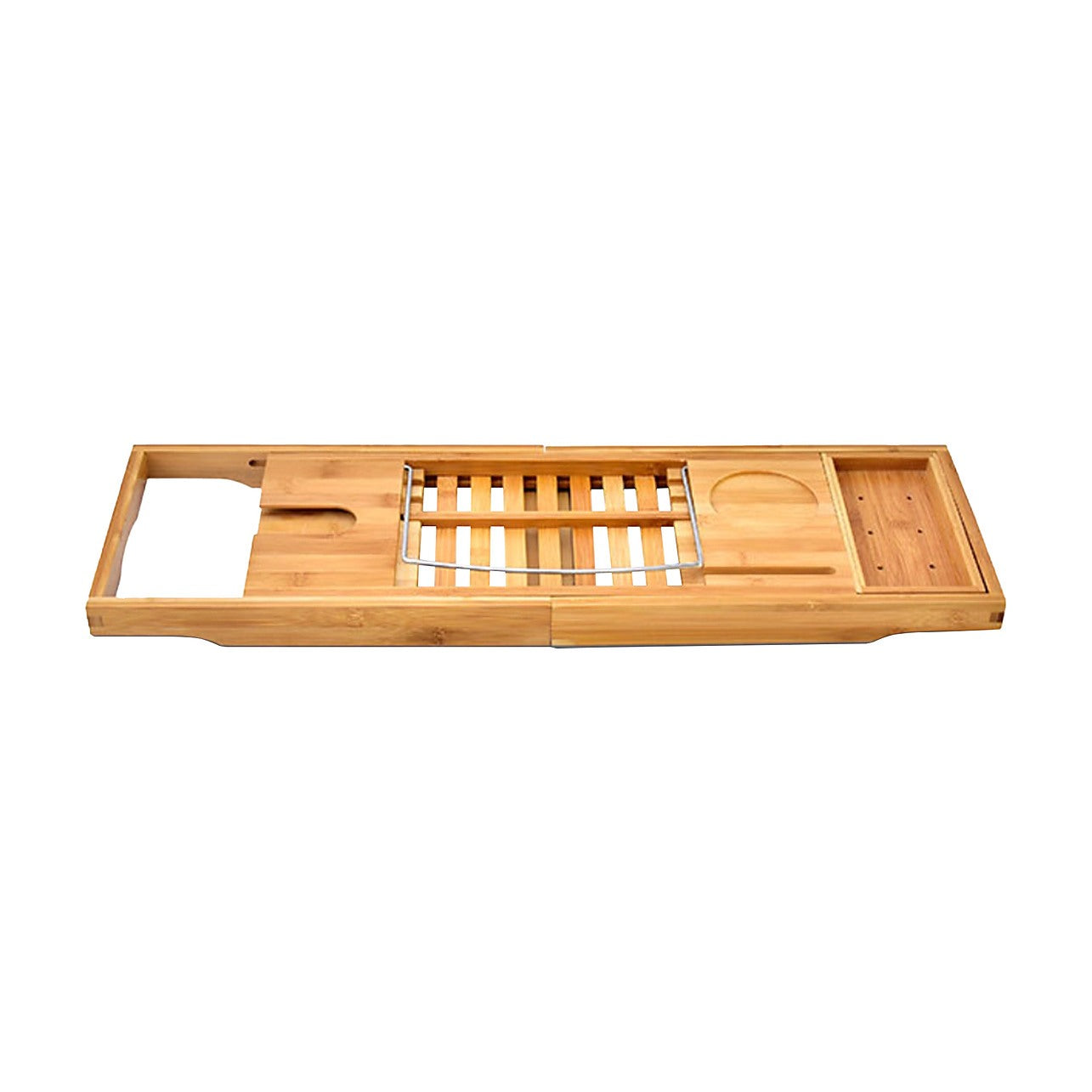 **Badezimmer Bambus Badewannen Caddy – Stilvolle Ablage für Entspannung** 6
