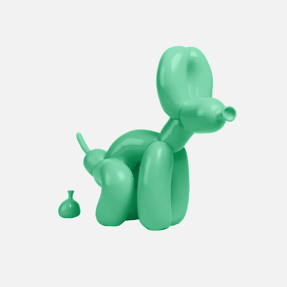 Ballon-Hundefigur Auf Einem Spaziergang – Charmante Elegante Dekoration 10