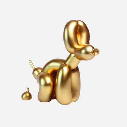 Ballon-Hundefigur Auf Einem Spaziergang – Charmante Elegante Dekoration 11