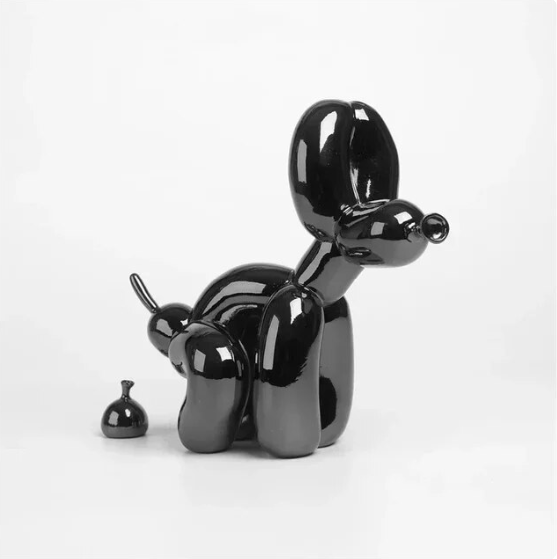 Ballon-Hundefigur Auf Einem Spaziergang – Charmante Elegante Dekoration 2