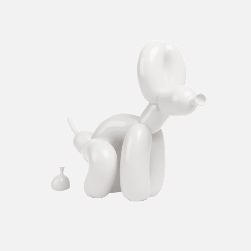 Ballon-Hundefigur Auf Einem Spaziergang – Charmante Elegante Dekoration 8