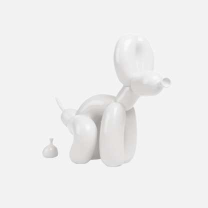Ballon-Hundefigur Auf Einem Spaziergang – Charmante Elegante Dekoration 8