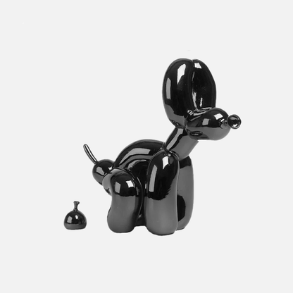 Ballon-Hundefigur Auf Einem Spaziergang – Charmante Elegante Dekoration 9