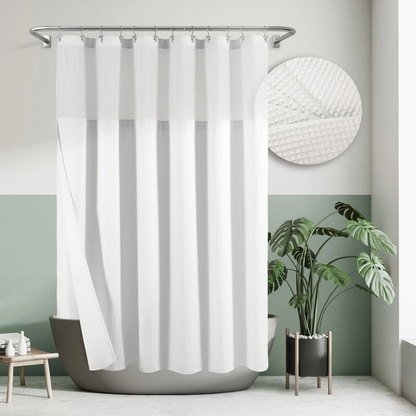 Barossa Design Duschvorhang Waffelmuster – Eleganz Für Ihr Badezimmer 2