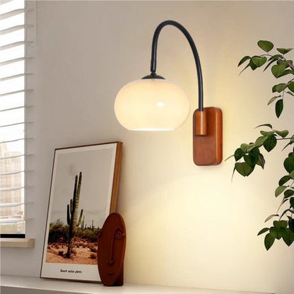 Bauhaus Kaki Rotierende Glaswandlampe – Stilvolle Beleuchtung für Jedes Zuhause 4