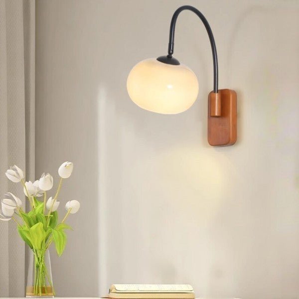 Bauhaus Kaki Rotierende Glaswandlampe – Stilvolle Beleuchtung für Jedes Zuhause 6