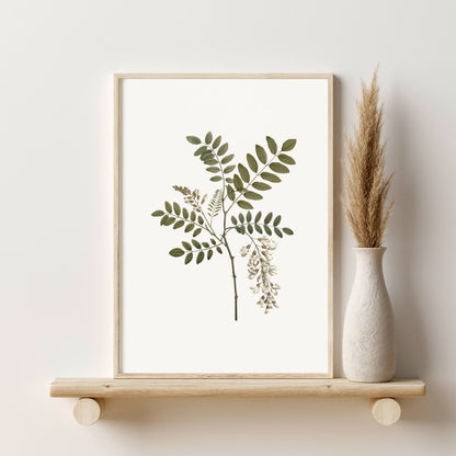 Bedrucktes Grünes Vintage-Wandkunst-Set – Einzigartige Akzente Für Ihr Zuhause 2