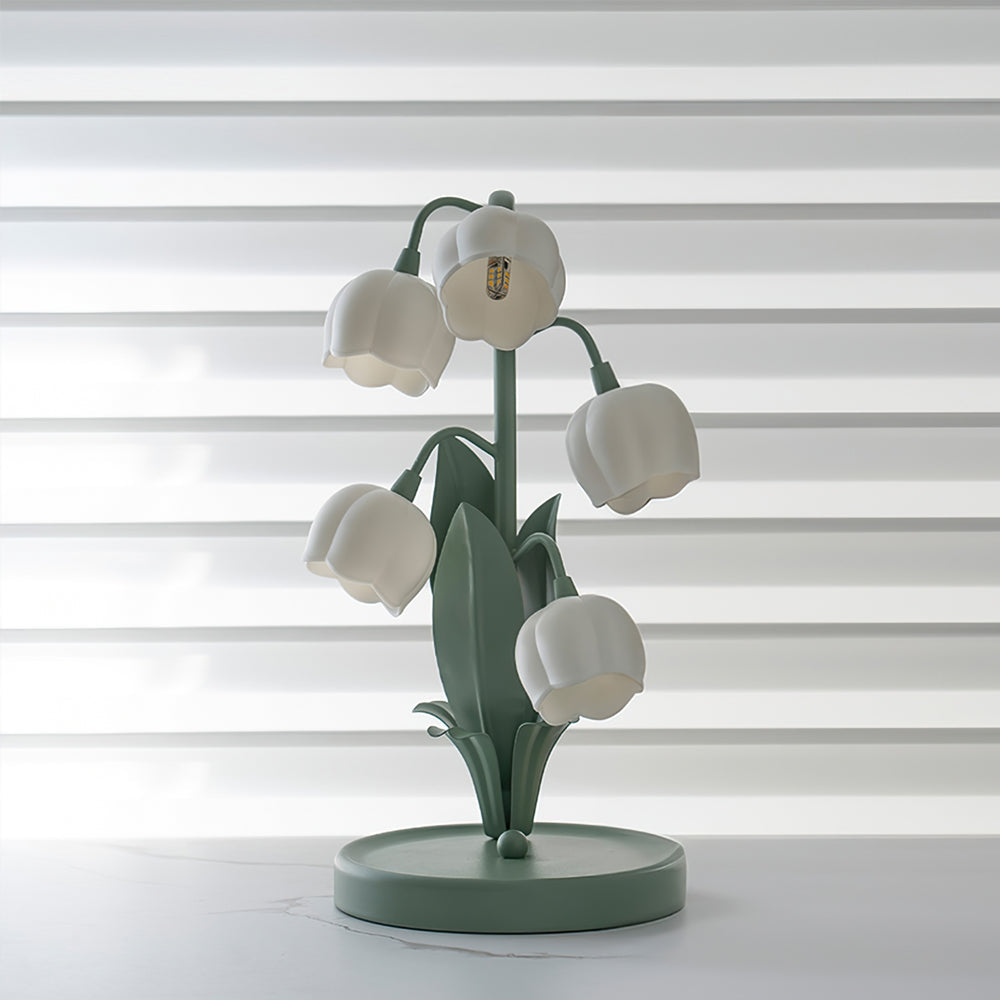 **Bell Orchid Tischlampe – Elegantes Design mit Farbakzenten** 5