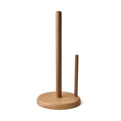 Bill.F® Doppelpoliger Papierhandtuchhalter Aus Holz – Stilvolle Küchenorganisation Mit Teakholz 2