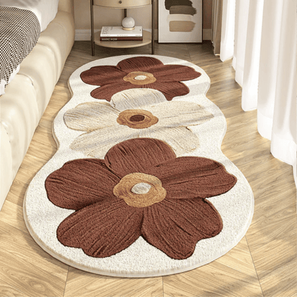 Bloom-Teppich Aus Samt Mit Blumenmuster – Stilvolle Eleganz Für Ihr Zuhause 2
