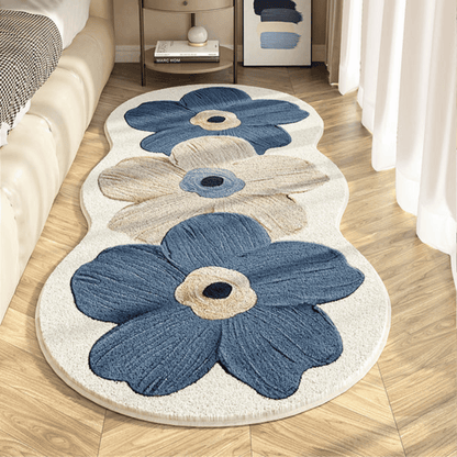 Bloom-Teppich Aus Samt Mit Blumenmuster – Stilvolle Eleganz Für Ihr Zuhause 3
