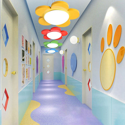 **Blumenförmige Hängeleuchte für Kinderzimmer – Farbenfrohe Lichtakzente** 4