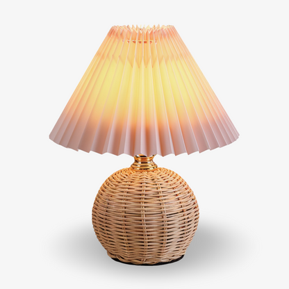 Brolly Plissierte Tischlampe Rattan – Gemütliche Beleuchtung Für Ihr Zuhause 12