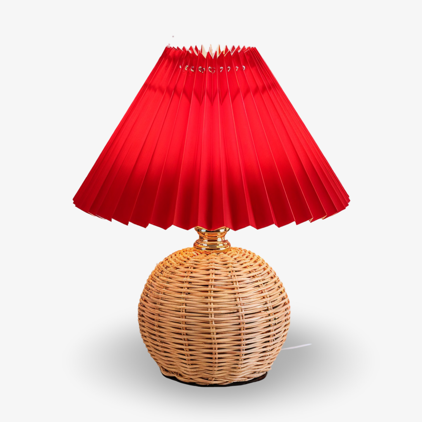 Brolly Plissierte Tischlampe Rattan – Gemütliche Beleuchtung Für Ihr Zuhause 14