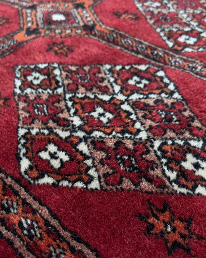 Buchara Vintage Teppich 230x236 cm – Handgefertigter Wollteppich Für Warme Räume 1