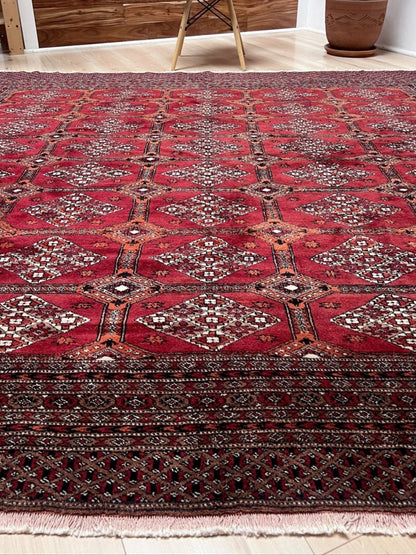 Buchara Vintage Teppich 230x236 cm – Handgefertigter Wollteppich Für Warme Räume 3