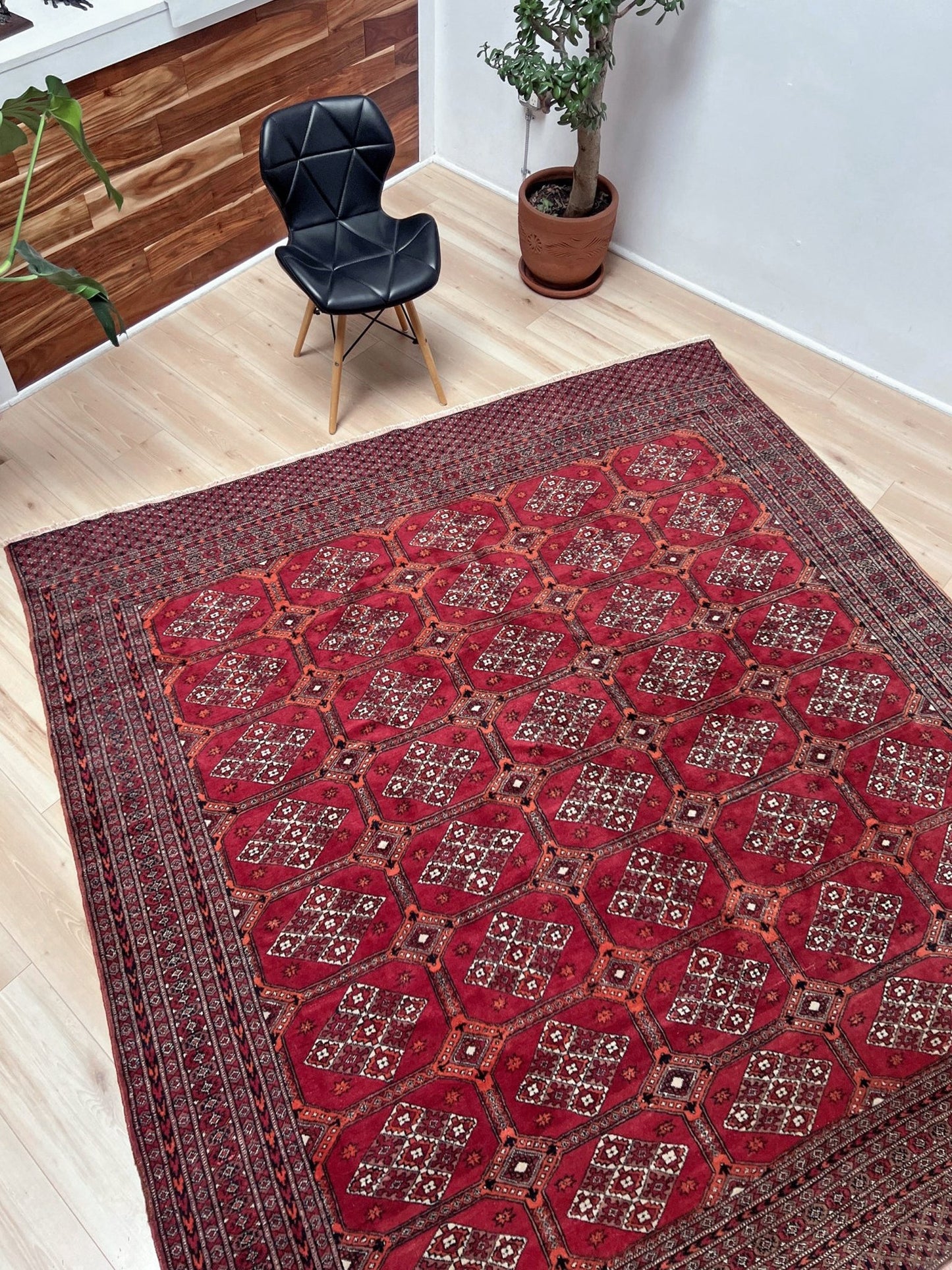 Buchara Vintage Teppich 230x236 cm – Handgefertigter Wollteppich Für Warme Räume 4