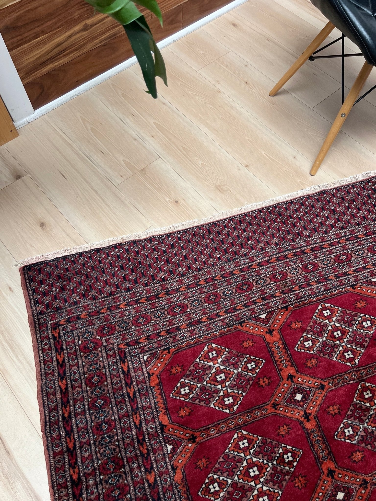 Buchara Vintage Teppich 230x236 cm – Handgefertigter Wollteppich Für Warme Räume 5