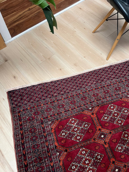 Buchara Vintage Teppich 230x236 cm – Handgefertigter Wollteppich Für Warme Räume 5