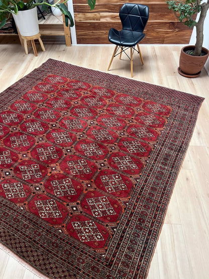 Buchara Vintage Teppich 230x236 cm – Handgefertigter Wollteppich Für Warme Räume 6
