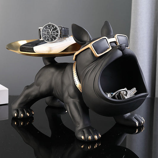 Bulldog Bodybuilder Aufbewahrungstablett – Stilvolles Design Mit Praktischer Funktion 0
