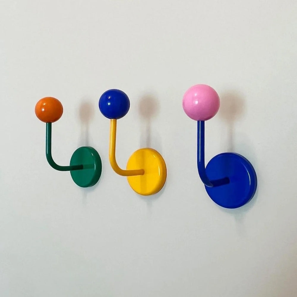 Bunte Magnetische Kugelhaken Holz – Kreative Aufbewahrung Für Farbe Und Ordnung 1