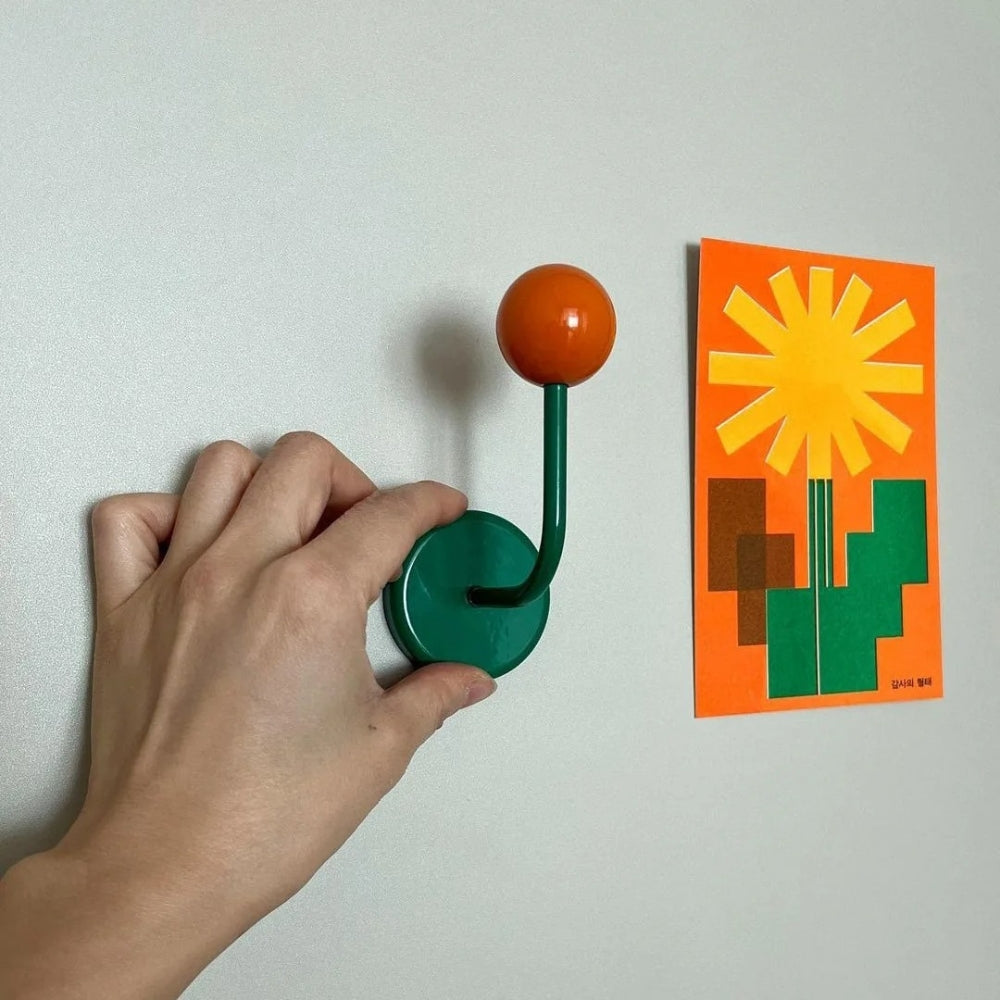 Bunte Magnetische Kugelhaken Holz – Kreative Aufbewahrung Für Farbe Und Ordnung 4