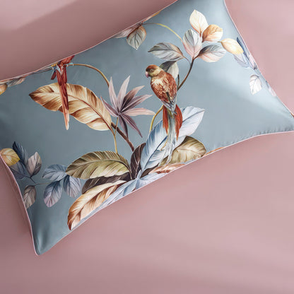 Buntes Bettbezug-Set Mit Baummuster – Elegante Tropische Akzente Für Ihr Schlafzimmer 6