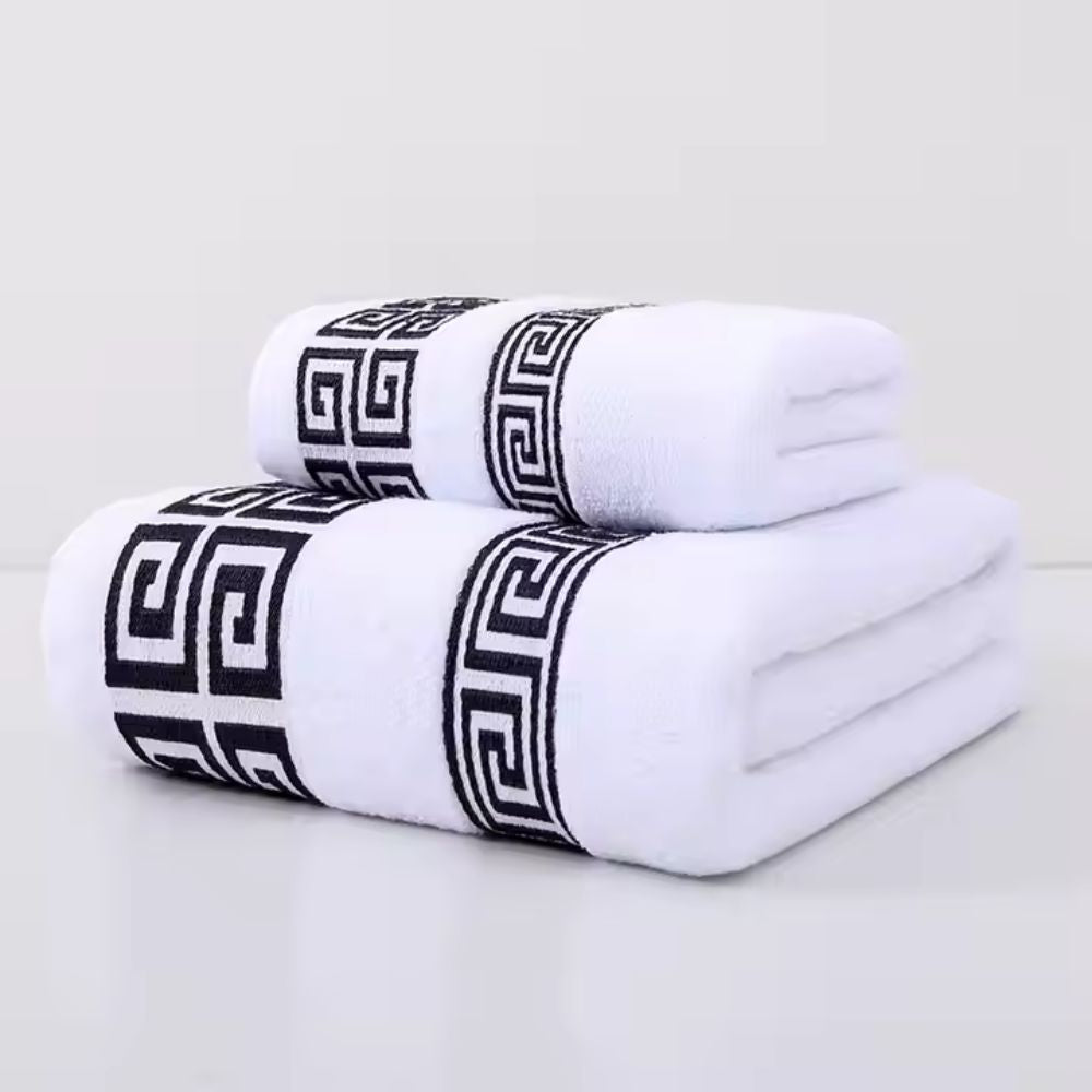 **Casa Luxe Athena Baumwollhandtuch-Set – Hochwertige Handtücher für Jeden Tag** 0