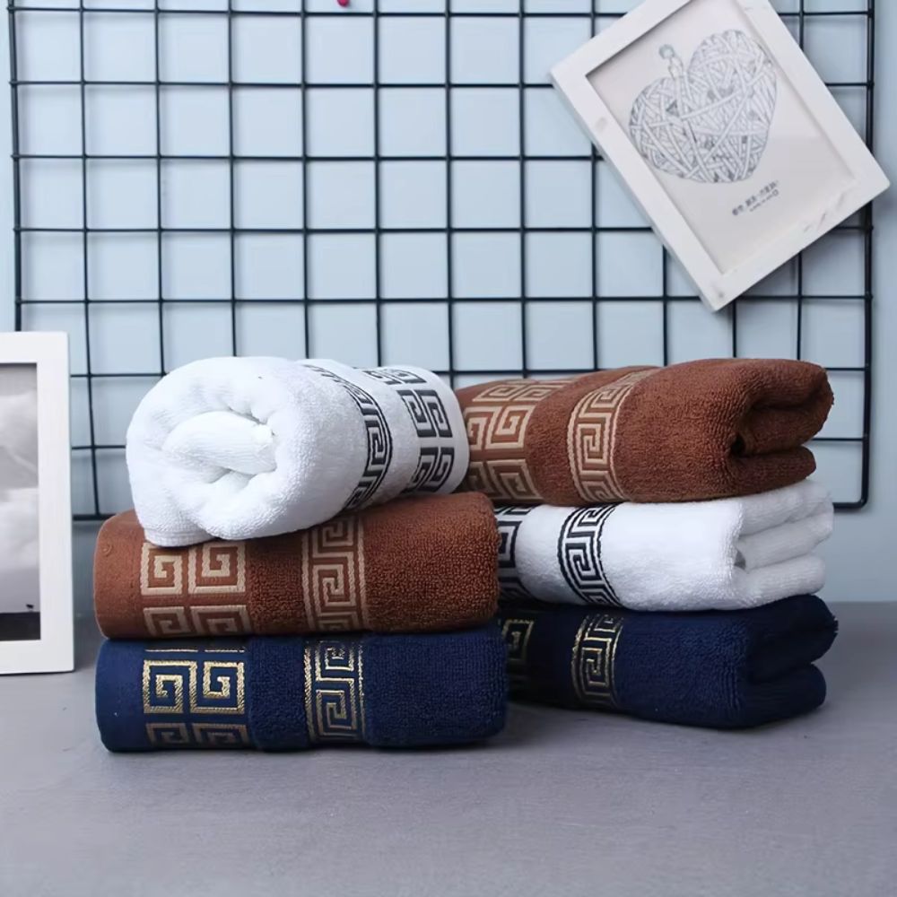 **Casa Luxe Athena Baumwollhandtuch-Set – Hochwertige Handtücher für Jeden Tag** 1