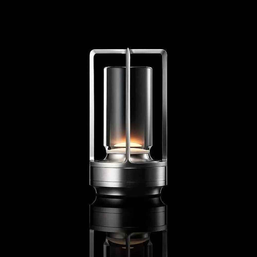 **Casa Nordic Kristalllaterne – Elegante Kabellose Tischlampe** 4