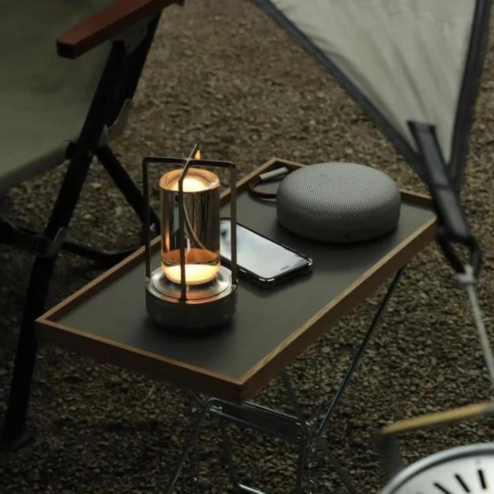 **Casa Nordic Kristalllaterne – Elegante Kabellose Tischlampe** 7