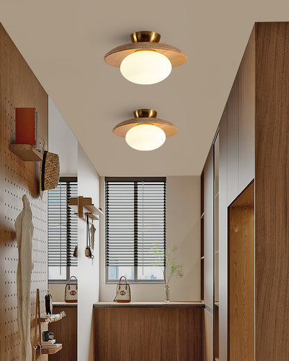 Cathy Deckenlampe Holz und Glas – Stilvolle Lichtquelle für Ihr Zuhause 6