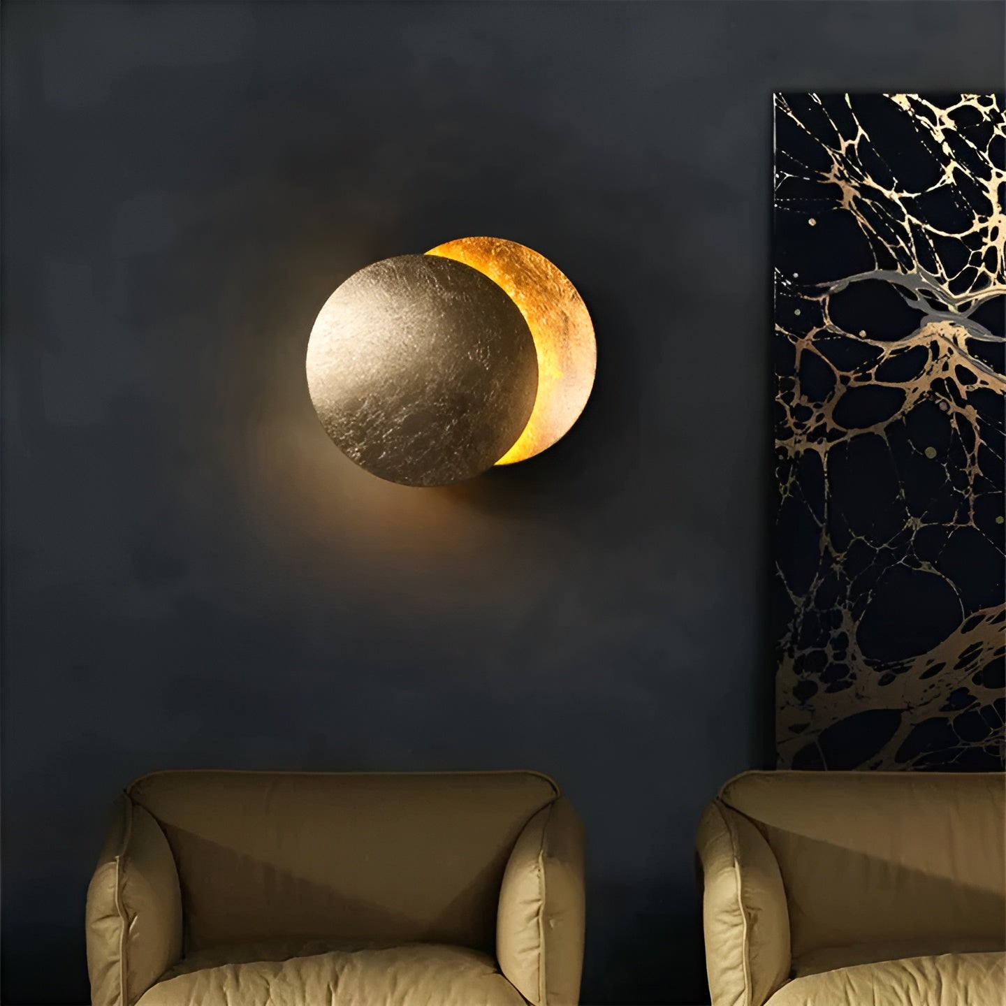 Celestial Glow LED-Wandleuchte Aluminium – Faszinierendes Lichtspiel Für Ihr Zuhause 5
