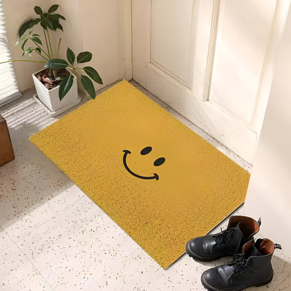 Cheeky Fussmatte Smiley – Fröhlicher Empfang für Jeden Eingang 3