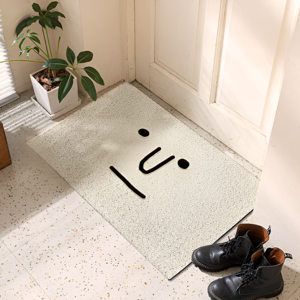 Cheeky Fussmatte Smiley – Fröhlicher Empfang für Jeden Eingang 4