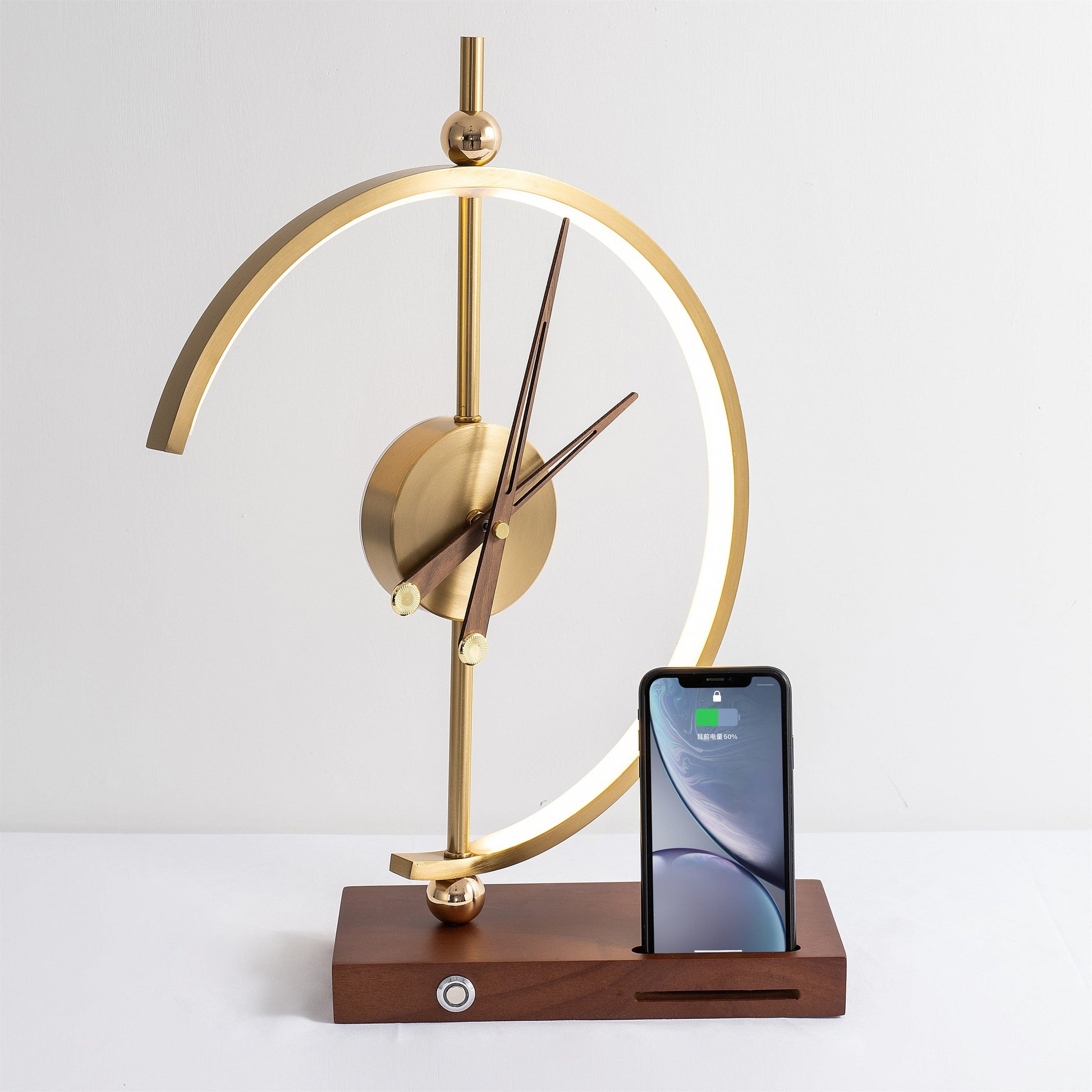 Chronos Kabellose Ladeuhr-Tischlampe – Elegante Beleuchtung Mit Praktischen Funktionen 7