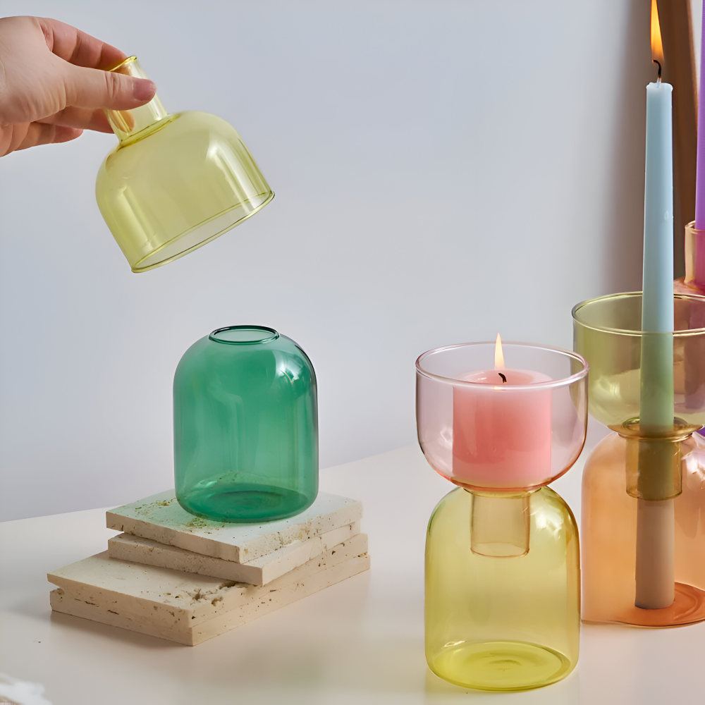 Cylind Kerzenhalter Glas Zylinder – Stilvolle Dekoration Für Gemütliche Abende 4
