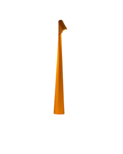 Schlanke Tischlampe Schrägschirm - Stilvolles Licht