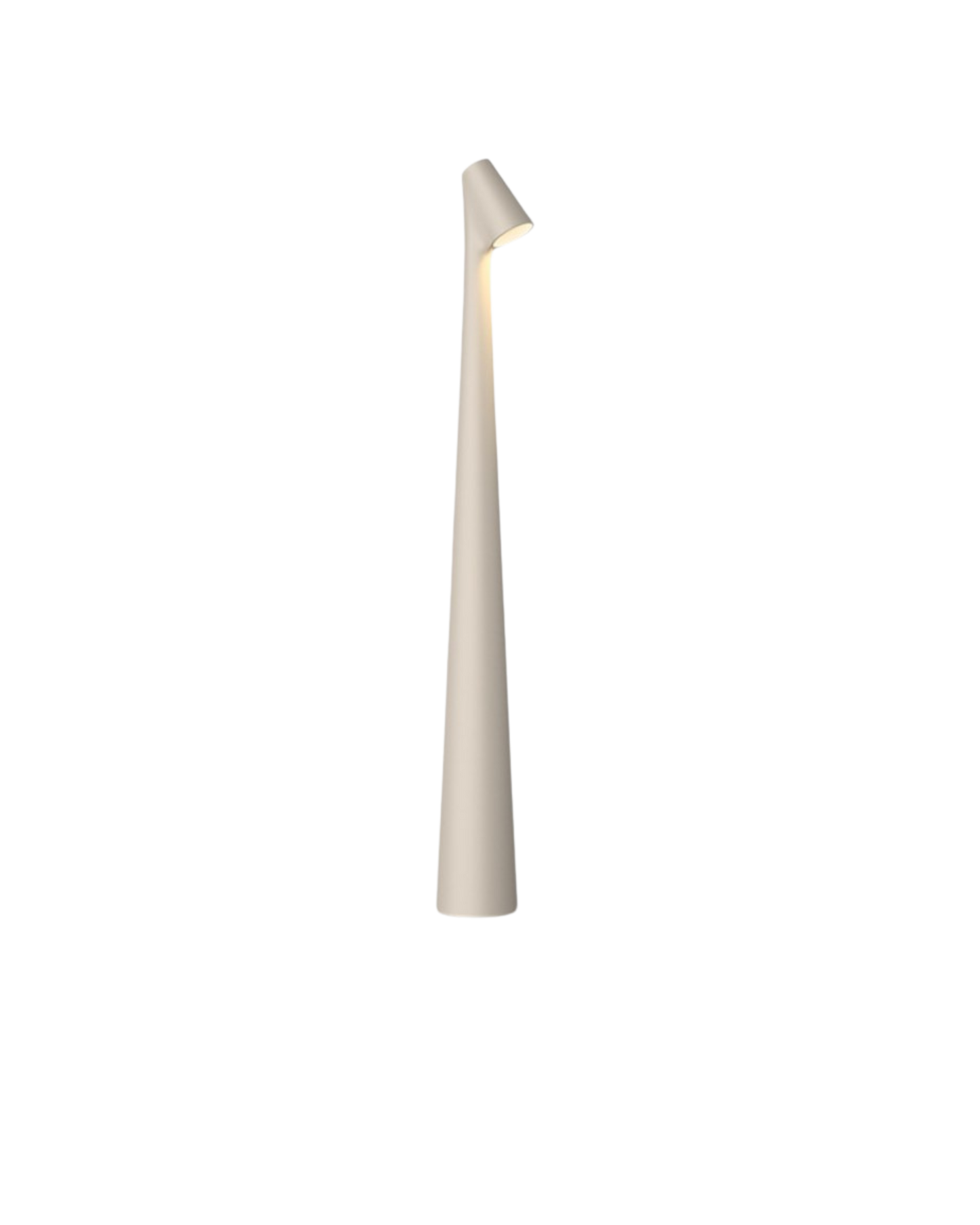 Schlanke Tischlampe Schrägschirm - Stilvolles Licht
