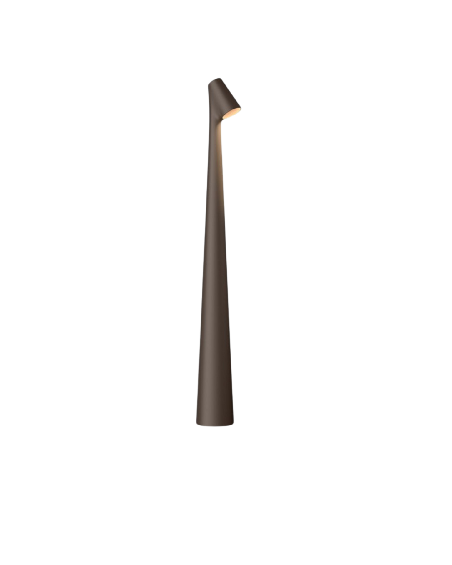 Schlanke Tischlampe Schrägschirm - Stilvolles Licht