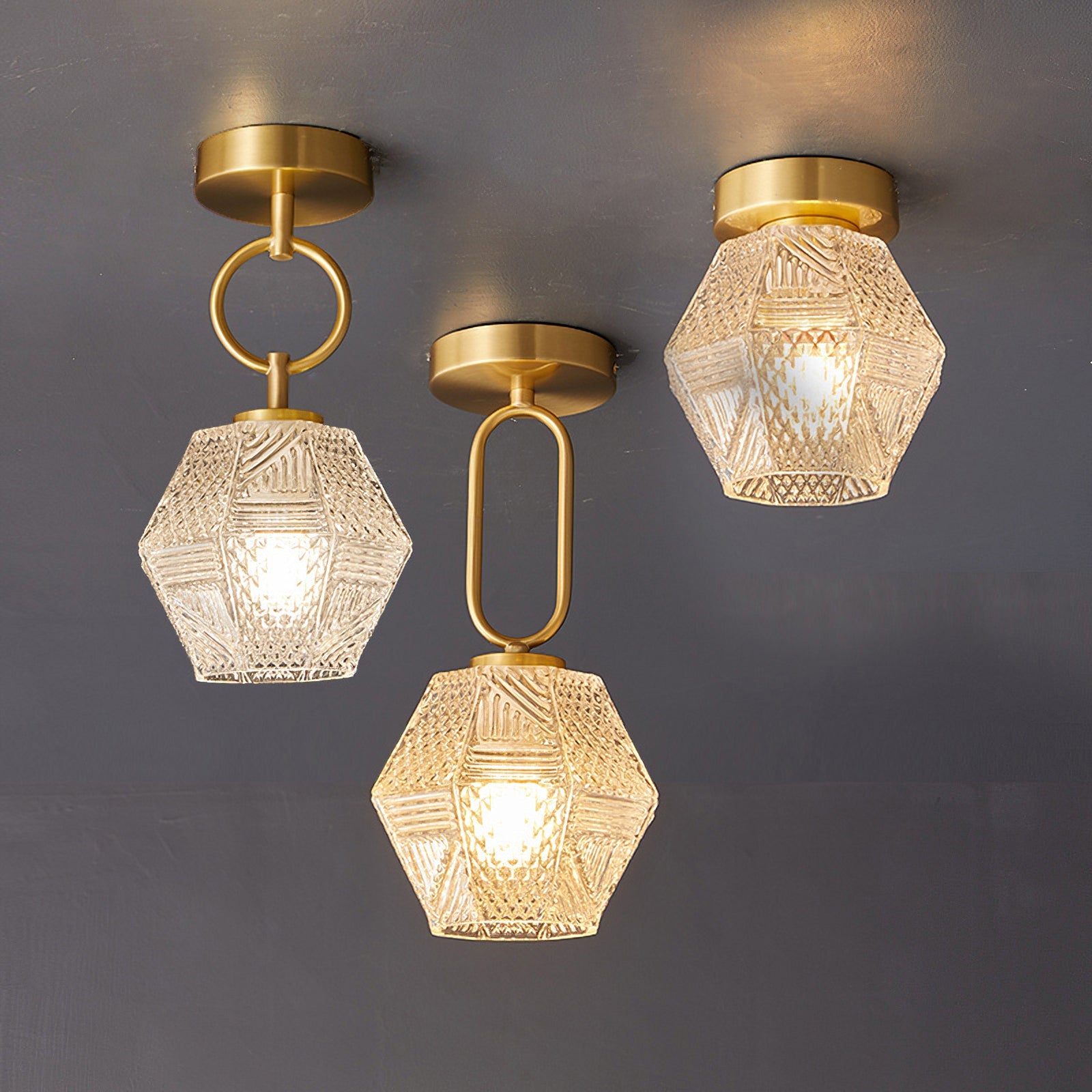 Deckenleuchte Art Deco Mit Diamantschliff – Stilvolles Licht Für Elegante Räume 3