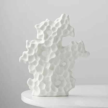 Dekorative Keramikskulptur Weiße Koralle – Elegante Maritime Inspiration für Ihr Zuhause 7